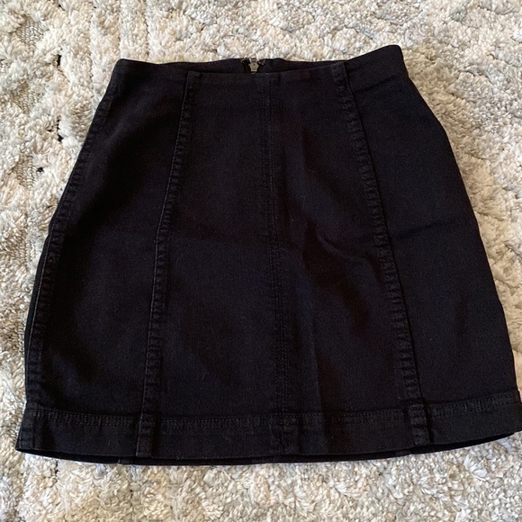 Free People Modern Femme Denim Skirt - Picture 3 of 4